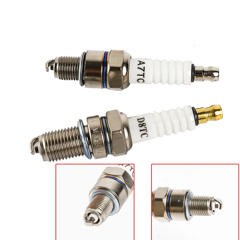 1Pc Iridium Spark Plug D8TC/A7TC For Vertical Engine CG Series 125cc 150cc 200cc 250cc Off-road Vehicle Motorcycle Scooter