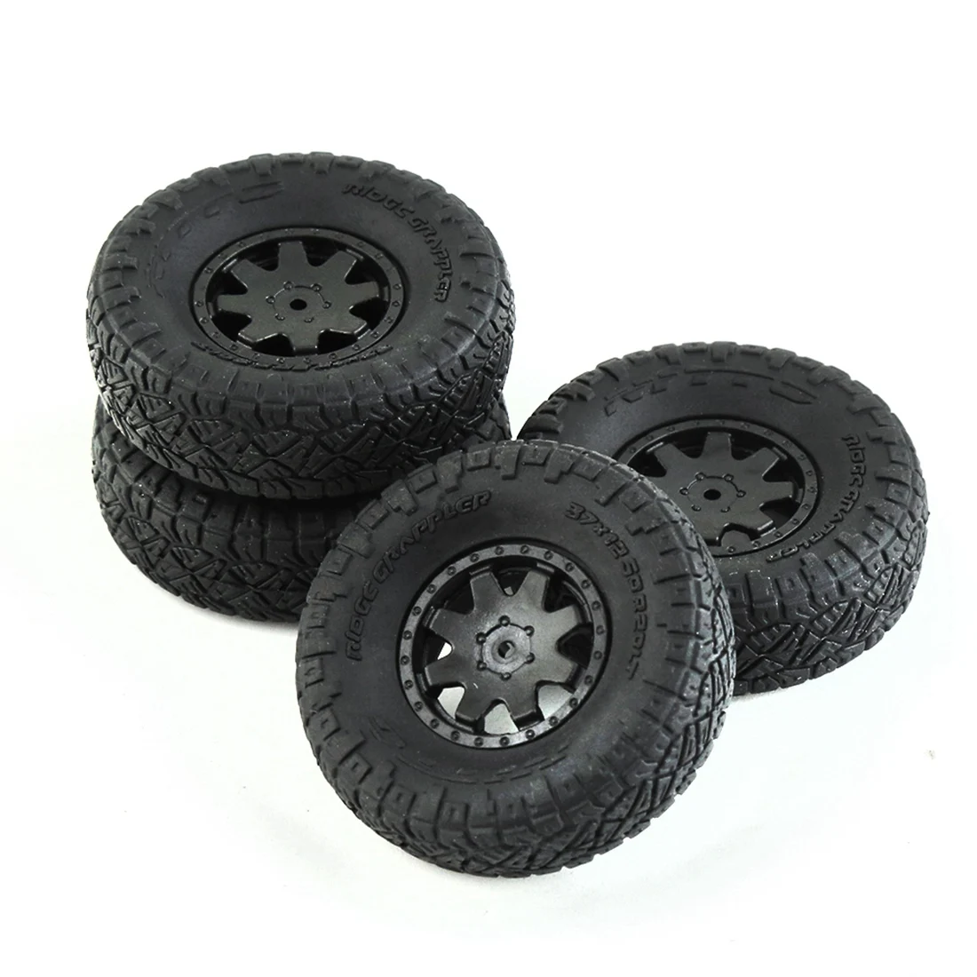 New 4Pcs Rubber Tire Wheel Tyre for Kyosho Mini-Z 4X4 Mini Z 4X4 RC Crawler Car Spare Parts Accessories