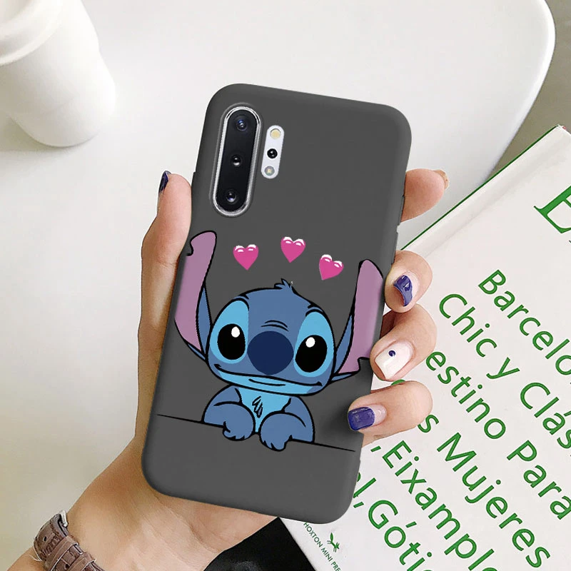 Étui Stitch pour Samsung Galaxy Note 10 Note10 Plus, housse de protection, dessin animé, Silicone souple, Funda pour Samsung Note 10 + sacs