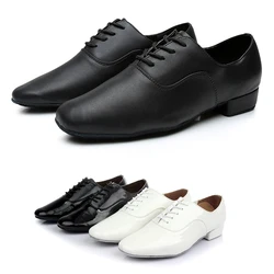 Zapatos de baile latino para hombre, zapatillas de baile de salón para hombre, zapatos de interior modernos, zapatos de Tango, zapatillas de baile para niño, tacón de 2,5 cm