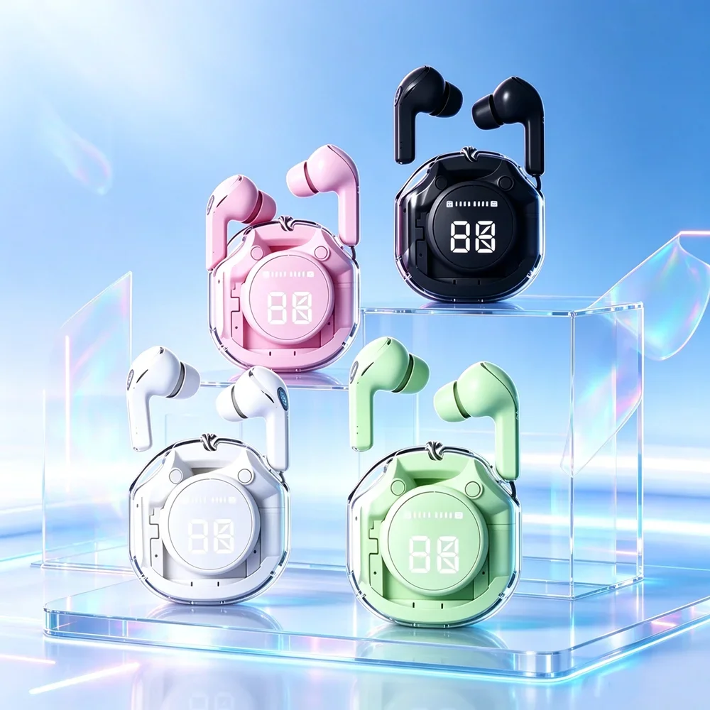 TWS Bluetooth Earbuds Wireless Bluetooth Earbuds Deliver Immersive Stereo Tone Soft Ear Tips Portable Container for Outdoor