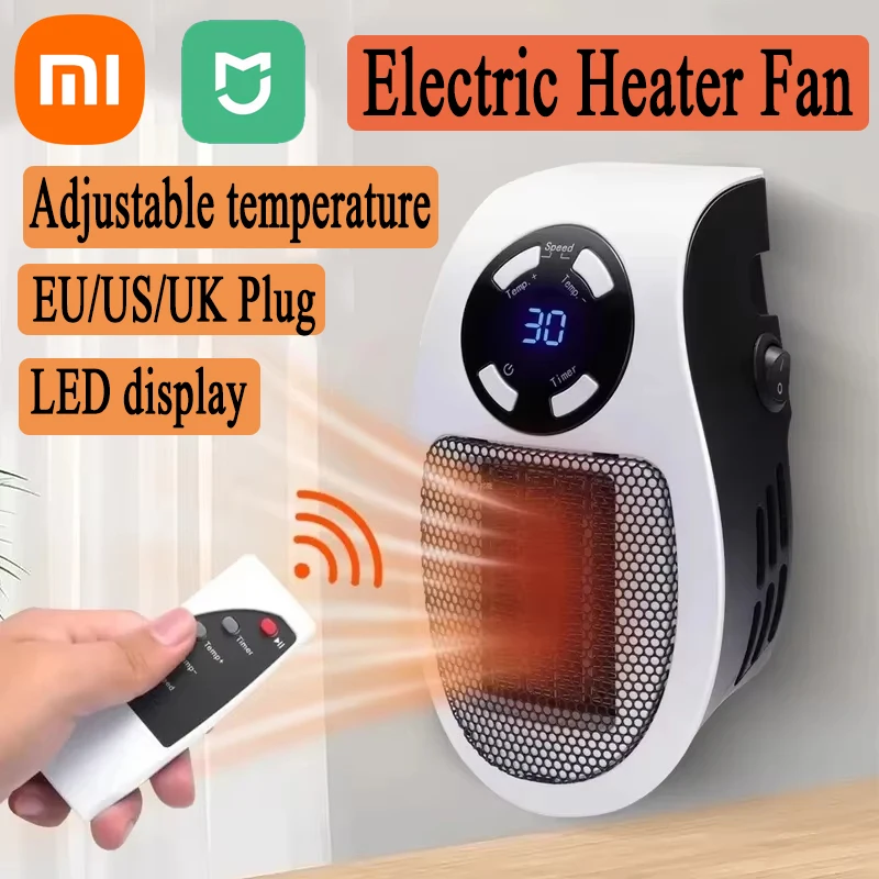 Xiaomi Timed Remote Control Heater Home Bedroom Small Electric Heating Dormitory Quick Heating Heater Suitable For Home Office