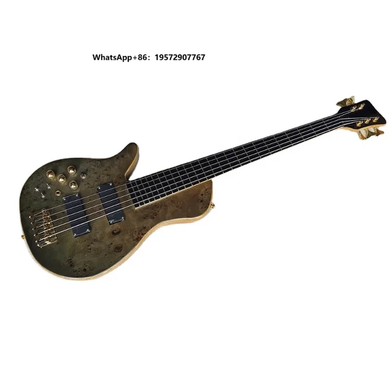 Left Handed Bass Guitar 5 Strings Electric Bass Guitar