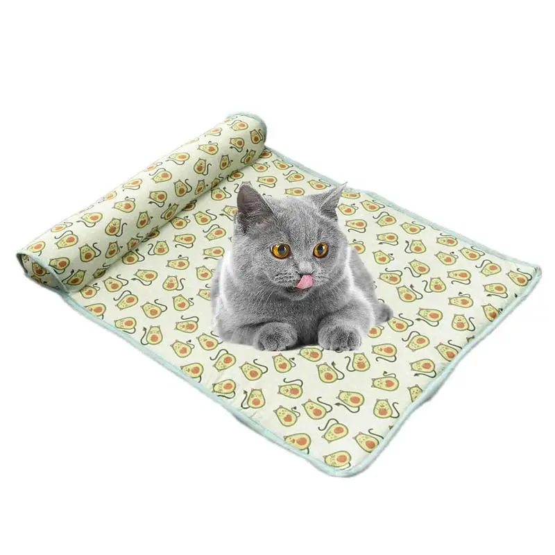 Cat Self Cooling Pad Pet Cat Ice Bed For Kennel Cold Pad For Indoor Outdoor Pets Cooling Mat For Small Dogs Cats Rabbits Puppies