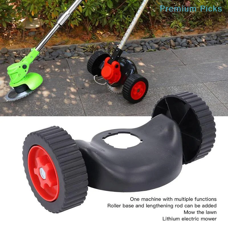 portableUniversal Compatible Weed Trimmer Auxiliary Support Wheel Portable Multifunctional Attachment for Grass Trimmer Weeding
