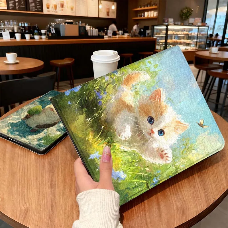puppy kitten capybaras happy For Xiaomi Redmi Mi Pad 2 4 5 6 6s 7 8 11 12.5 12.4 11.2 8.7 SE Pro Plus Max Cover Tablet Case