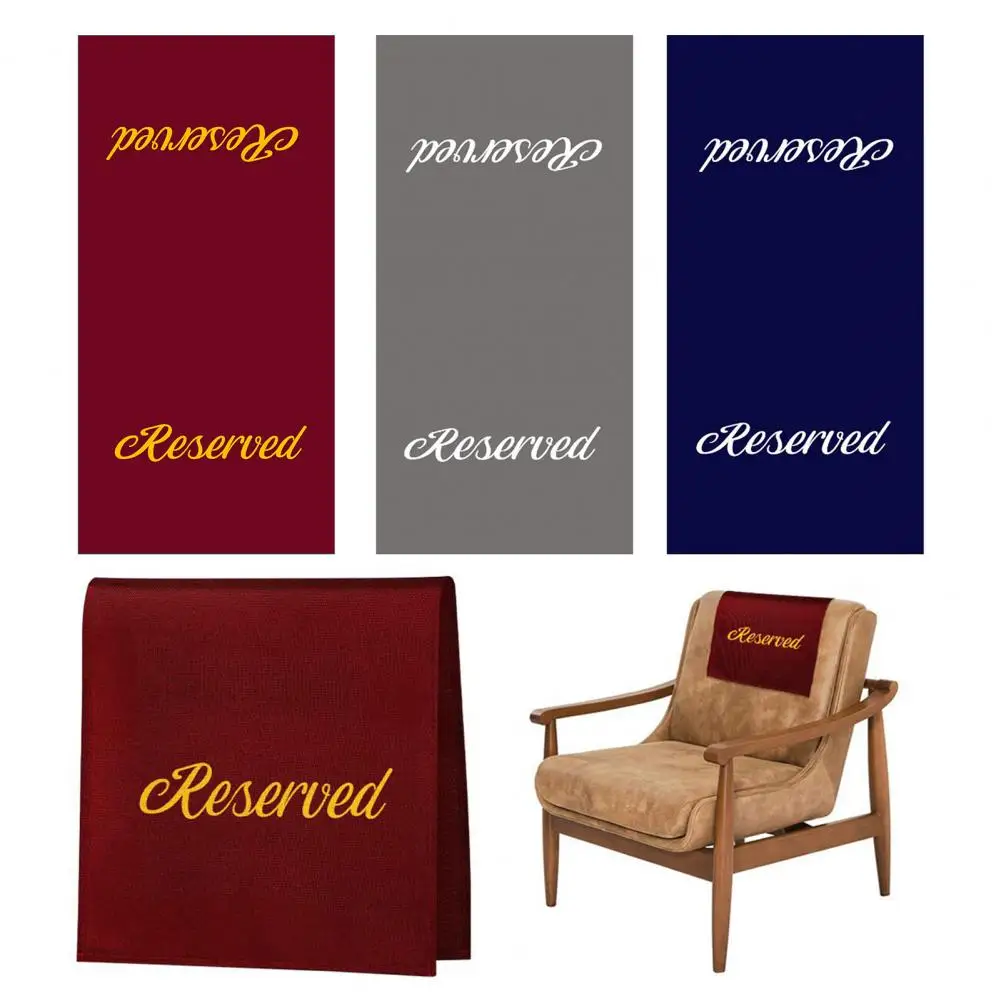 Church Sign 6 Pcs Chair Signs Set Church Pew Seating Placeholders Wedding Event Party Celebration Hanging Cloth Decorations