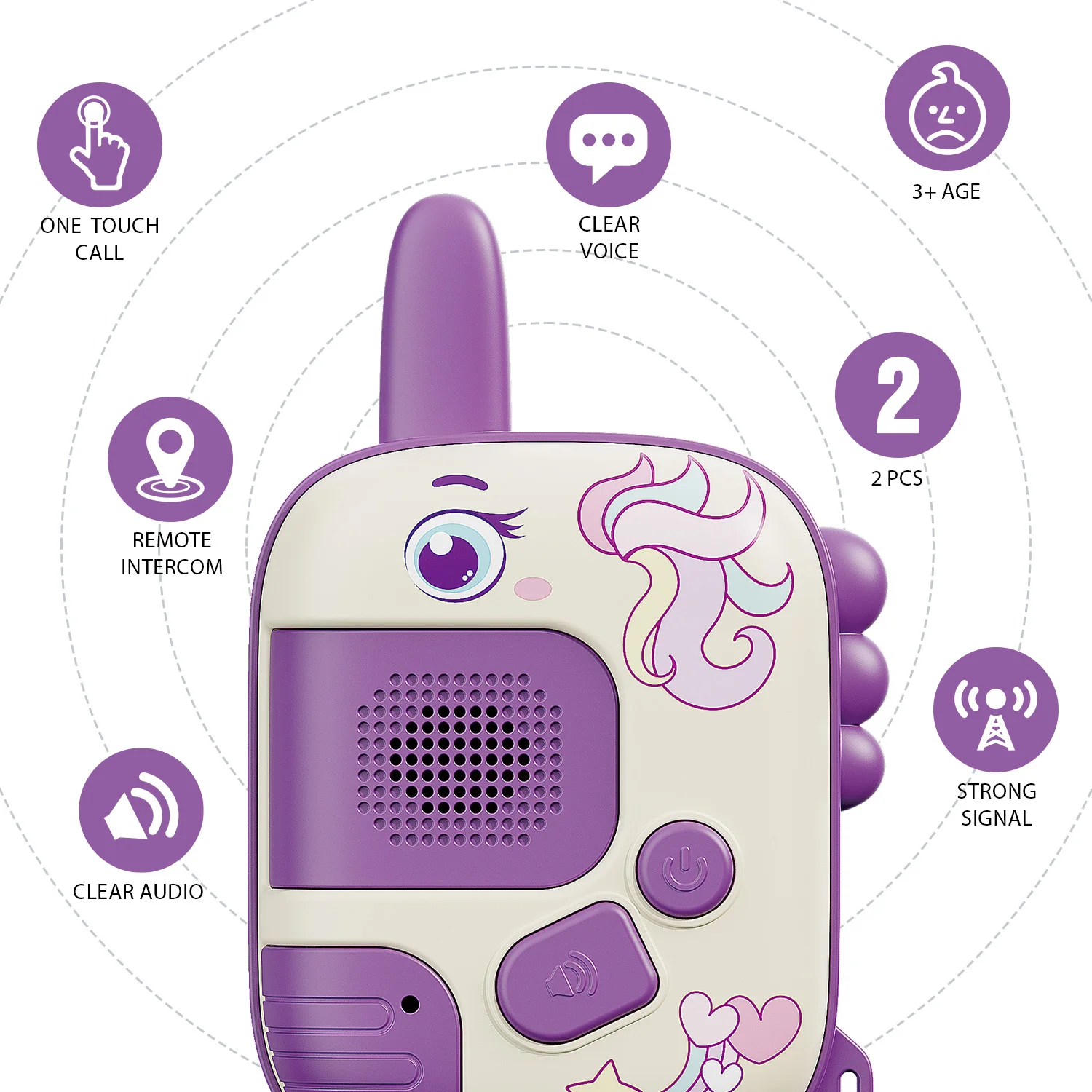 Talkie-walkie pour enfants, téléavertisseur portatif de 300M, Parent-enfant, télécommande extérieure sans fil, Communication intelligente, Puzzle, jouet cadeau