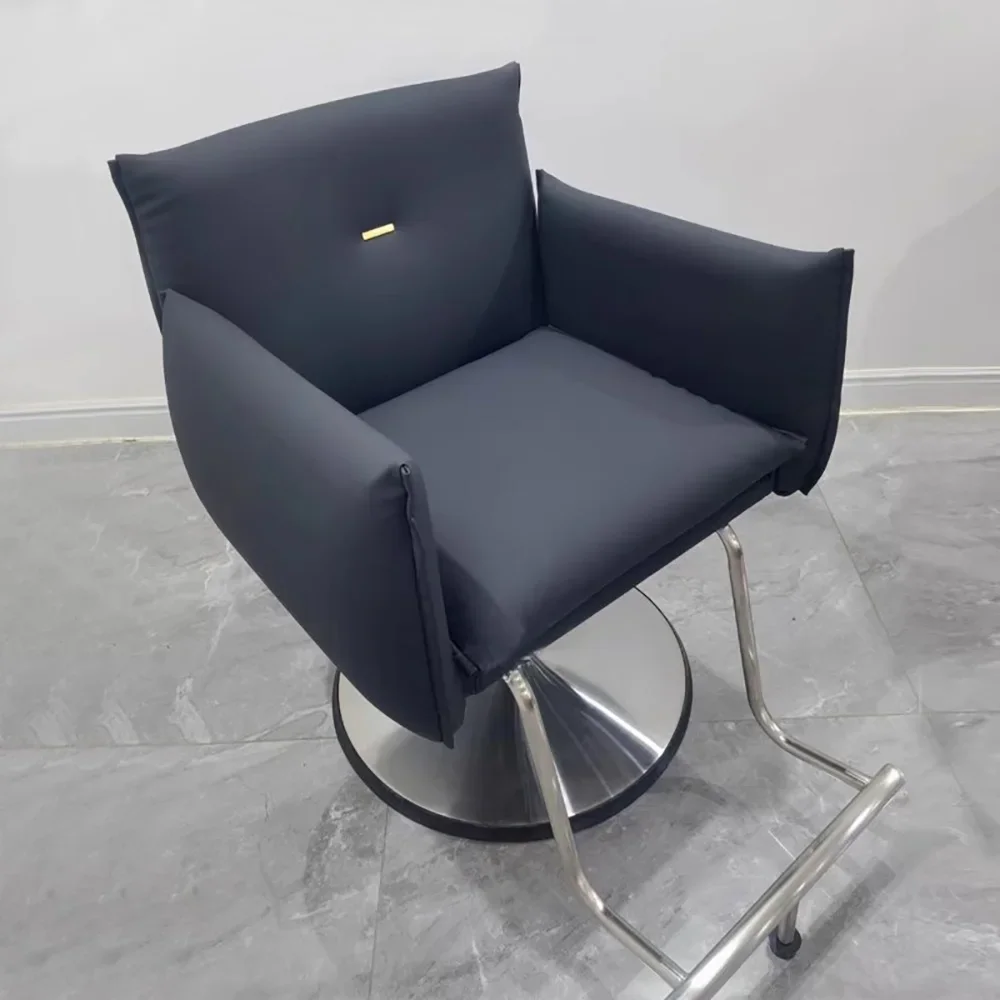 Chaise de Coiffeur Nordique, Meuble Ergonomique et Confortable pour Salon de Coiffure