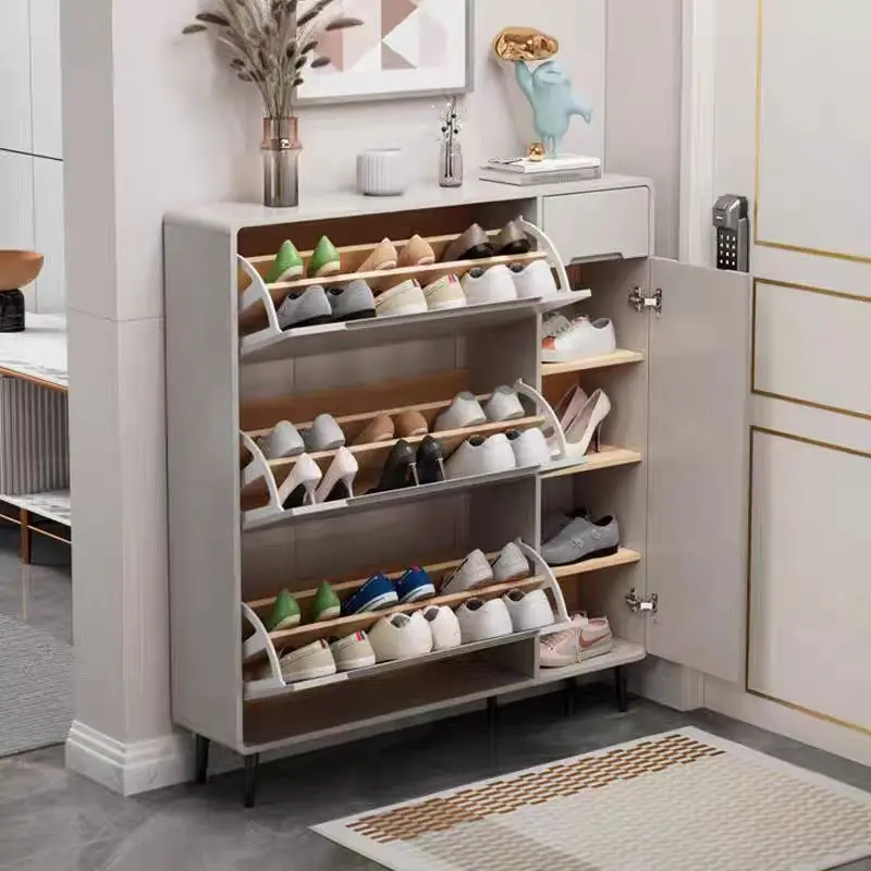 Ultra-thin shoe cabinet Household home storage porch cabinet Ultra-thin shoe cabinet Narrow