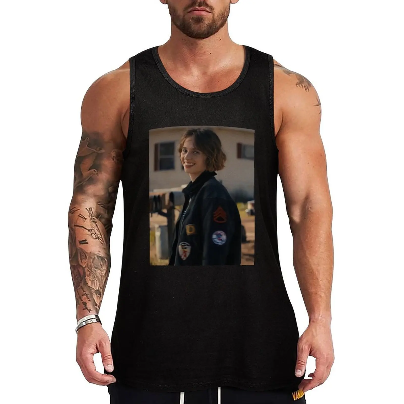 

Maya Hawke - Poster/Print Tank Top Gym Training Tank Top Moisture Wicking Performance