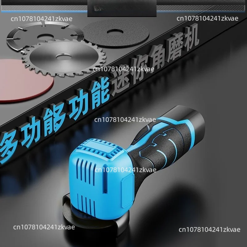 Lithium Battery Cordless Mini Angle Grinder Small Home Electric Handheld Cutter Rechargeable Micro Grinder