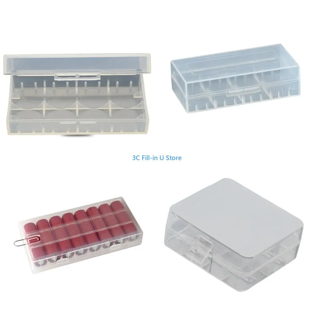 G8TA Protective Plastic Case For 18650 Batteries Prevents Short Circuits And Leakage