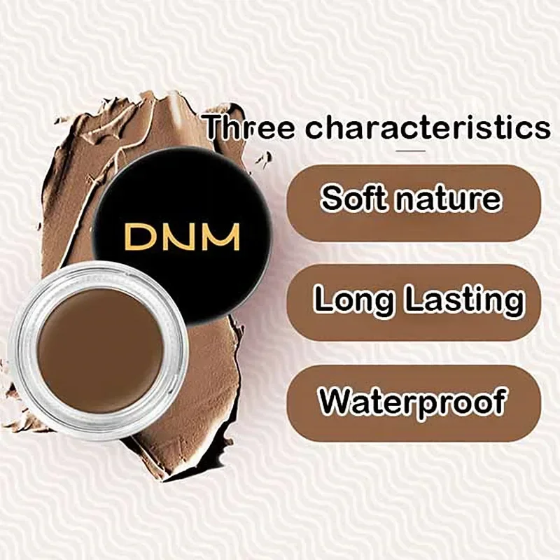 Eyebrow Enhancers 11 Colors Makeup Waterproof 3D Natural Eye Brow Pomade Eyebrow Gel Caramel Brown Professional Makeup