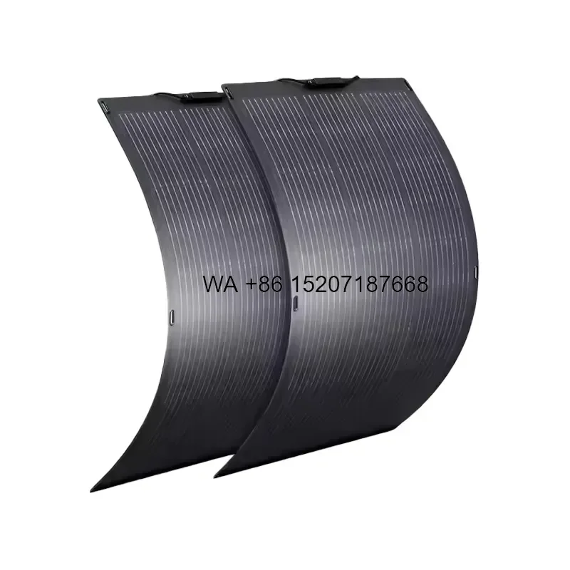 Wmwmnu for Rooftop Carport Flexible Monocrystalline Solar Panels 20W to 530W Supports Adhesive Mounting Installation Easily