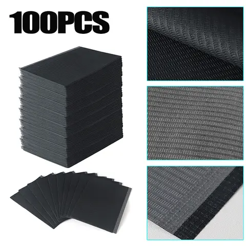 100pcs 일회용 방수 문신 클린 패드 문신 Bibs 테이블 커버 클린 패드 환자 치과 냅킨 문신 액세서리