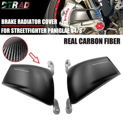 Moto Freno Anteriore Condotto D'aria Pinza Copertura Del Radiatore Per DUCATI PANIGALE V4 V4S Streetfighter V4/S Accessori In Fibra di Carbonio
