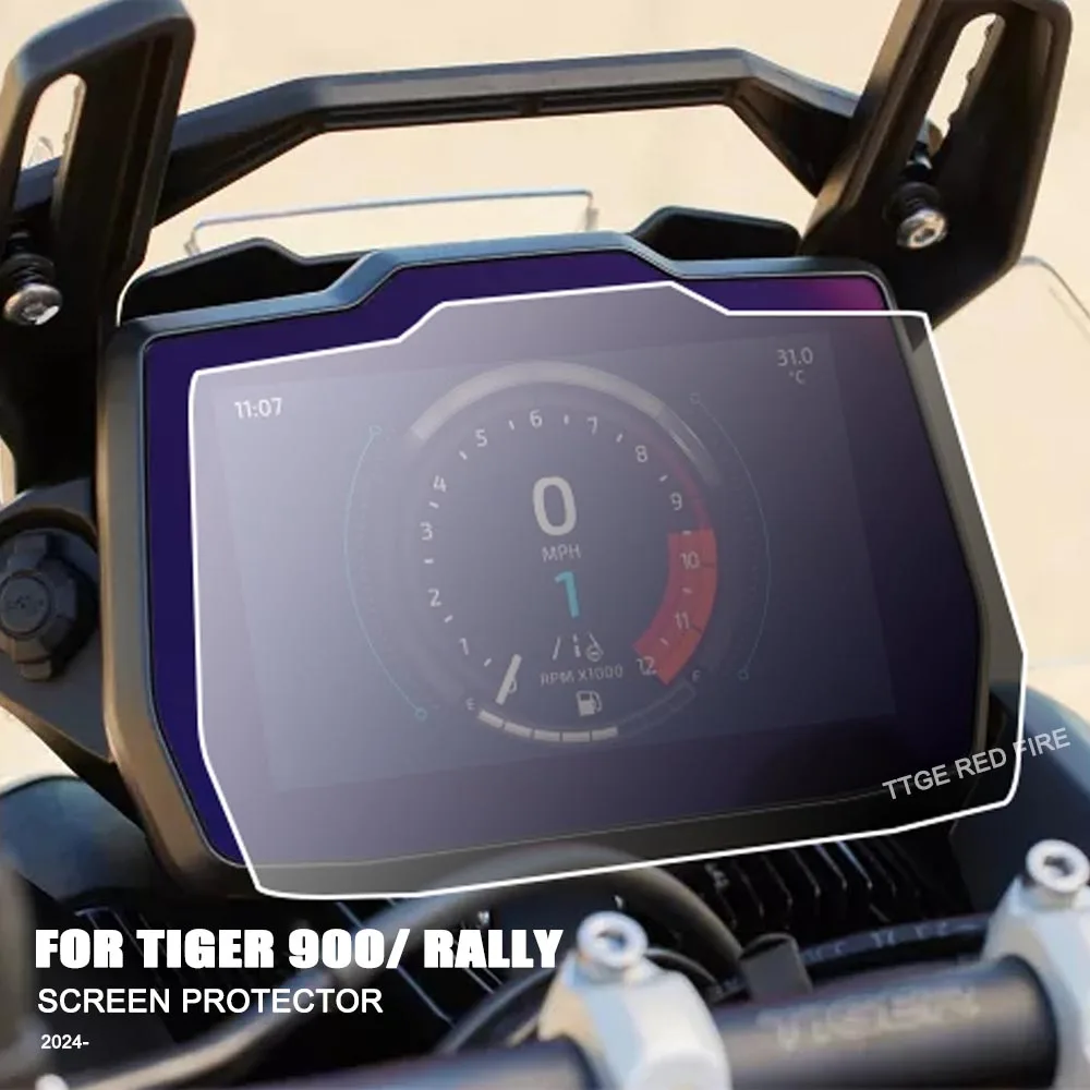 For Tiger 900 For Tiger900 Rally 2024- New Motorcycle Accessories  Scratch Cluster Screen Dashboard Protection Instrument Film