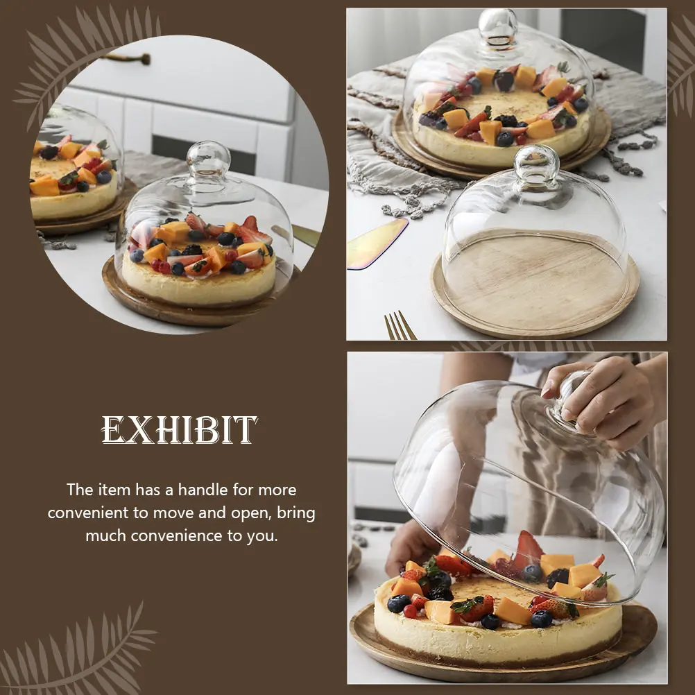 

1 комплект, 1 комплект, деревянный поднос для торта с ручкой, бытовая десертная тарелка, кухонный сервировочный поднос для хранения продуктов, многофункциональный десерт