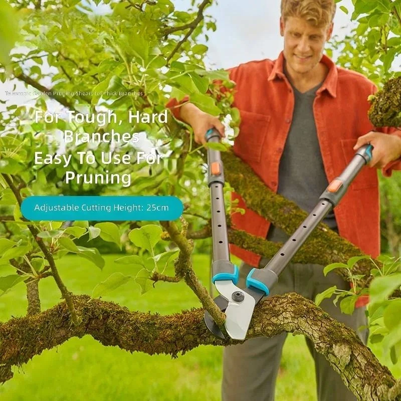 For Red Dot Award Imported Telescopic Gardening Shears for Thick Branches Heavy Duty Garden Pruning Tool for Vigorous Cutting