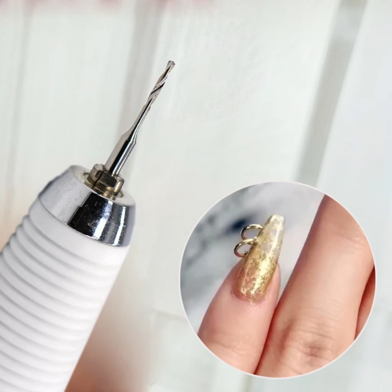 لقم مثقاب الأظافر لخاتم المجوهرات لنصائح المواد الهلامية الأكريليك ملحقات الديكور أدوات تمديد أدوات الحلي الأظافر #3