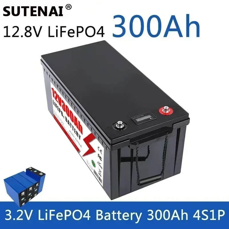 

12V 300Ah LiFePO4 Battery Built-in BMS Lithium Iron Phosphate Cells For Replacing Most of Backup Power Home Energy Storage