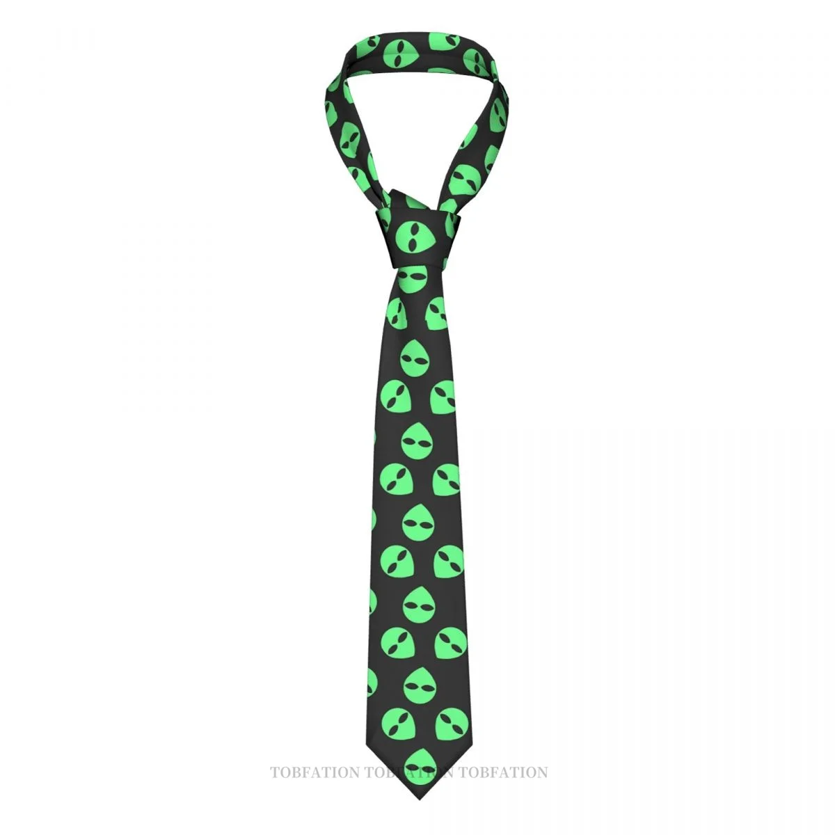 

Aliens New 3D Printing Tie 8cm Wide Polyester Necktie Shirt Accessories Party Decoration