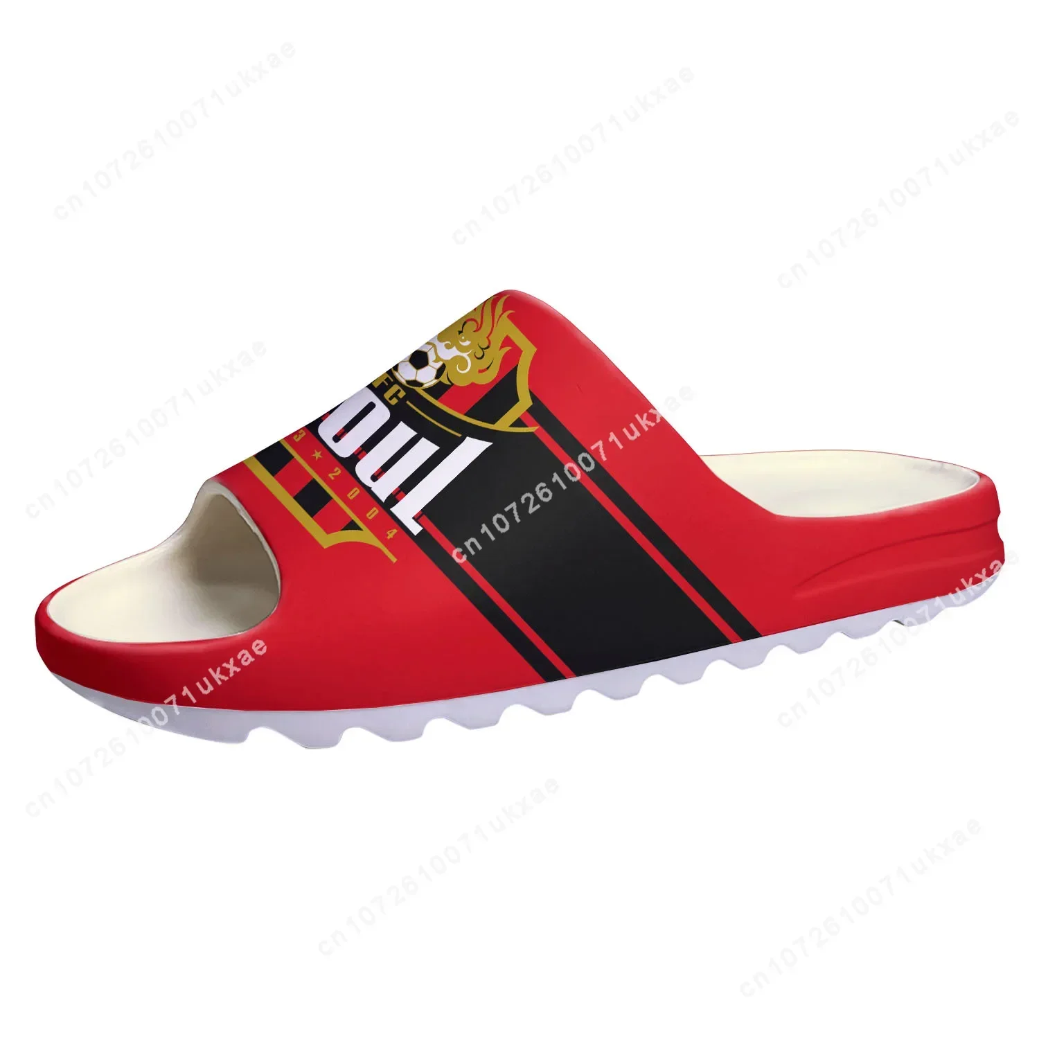 서울 Seoul Football Soft Sole Sllipers Home Clogs Customized Step On Water Shoes Mens Womens Teenager Step in Sandals