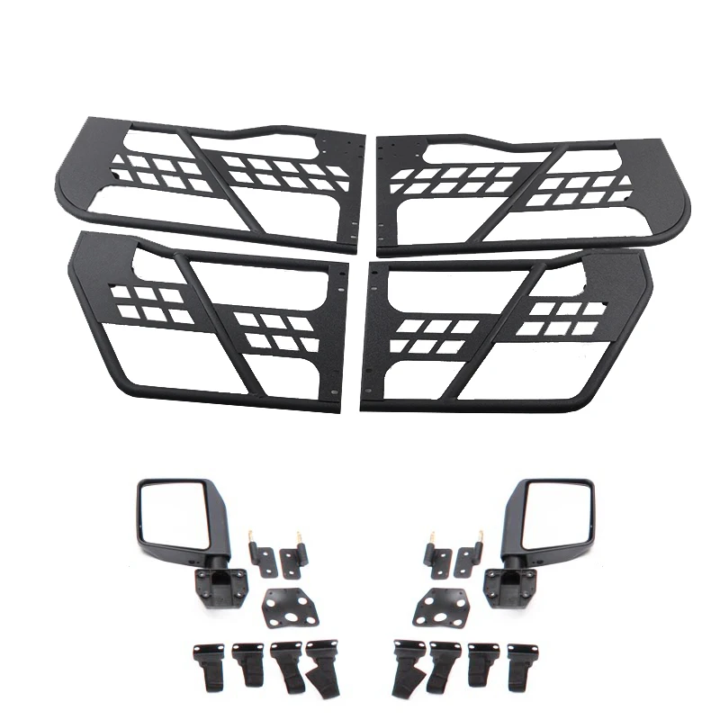 Suitable for Off Road 4x4 Tubular With Side View Mirror 4 Jeep Wrangler JK Half/Safety Door