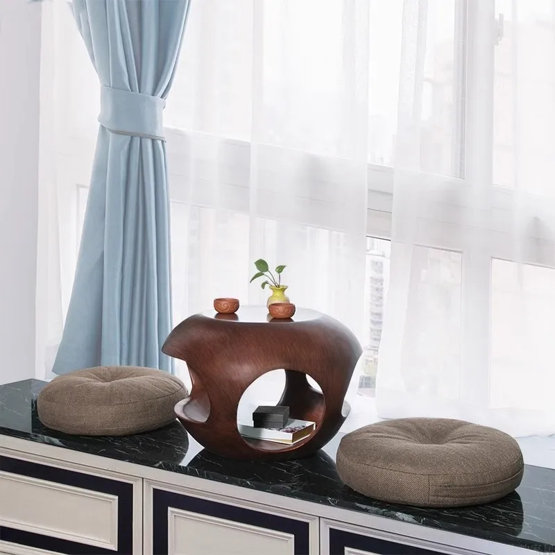 Nordic bay window creative multi-functional small apartment tatami kang ji simple casual coffee small table