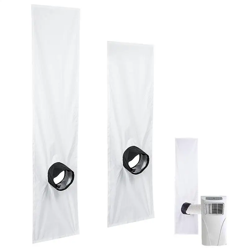 AC Window Vent Kit Waterproof Air Conditioner Sealing Cloth Mobile Air Conditioner Baffle for Sliding Horizontal Vertical Window