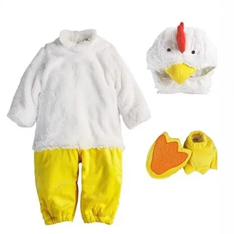 Baby Long Sleeved Cartoon Animal Plush Crawling Suit Jumpsuit Hat and Embroidered Shoe Cover Three Piece Set