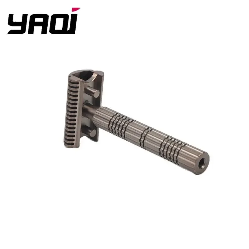 YAQI Bohemia 316 Stainless Steel Adjustable Baseplate Men Safety Razor - for Precision Shaving, Barber-Grade Men's Grooming Tool view 6