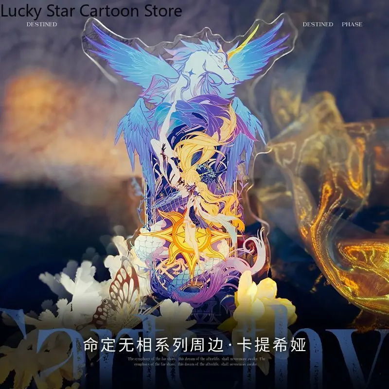 لعبة جديدة فيبي Wuthering Waves Phrolova The Shorekeeper أنيمي الشكل الاكريليك حامل مكتب ديكور الدائمة علامة حلية المشجعين هدية