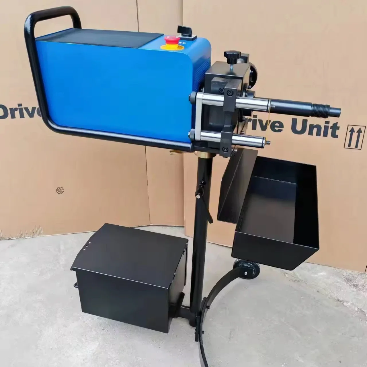 AM983 Dual-Function Car Brake Disc Cutting Grinding Machine On&Off Working Type 110V/220V Yellow Red Blue Gray OEM Brand