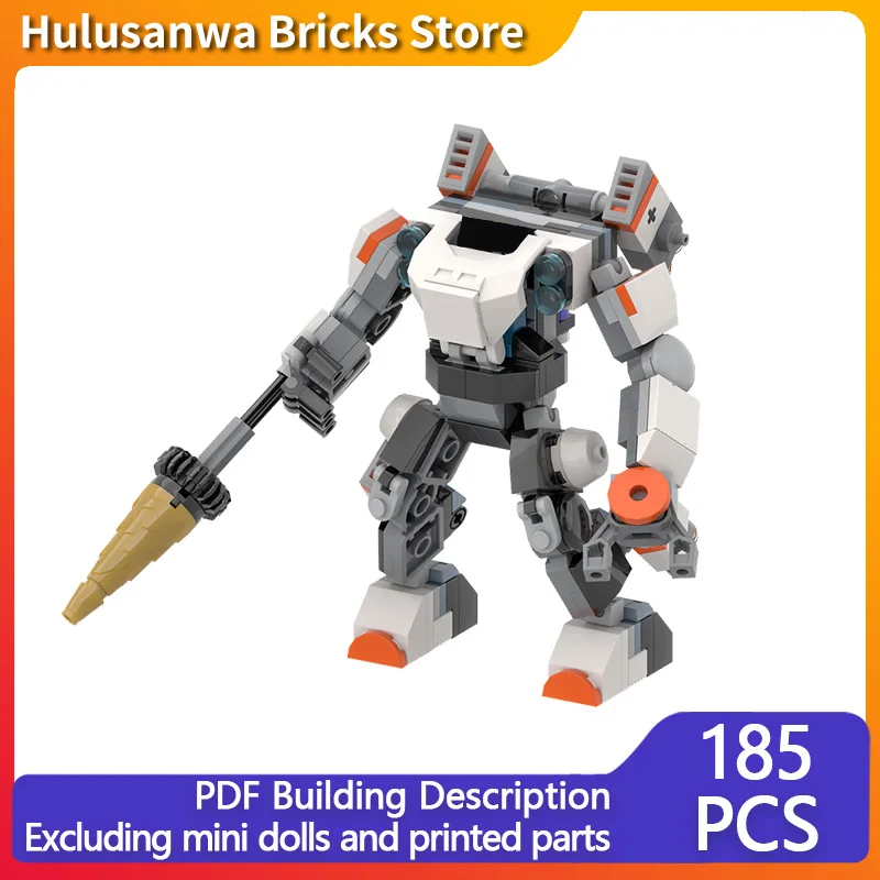 

Space Construction Mech Armor Model MOC Building Bricks War Equipment Modular Technology Gift Holiday Assemble Children Toy Suit