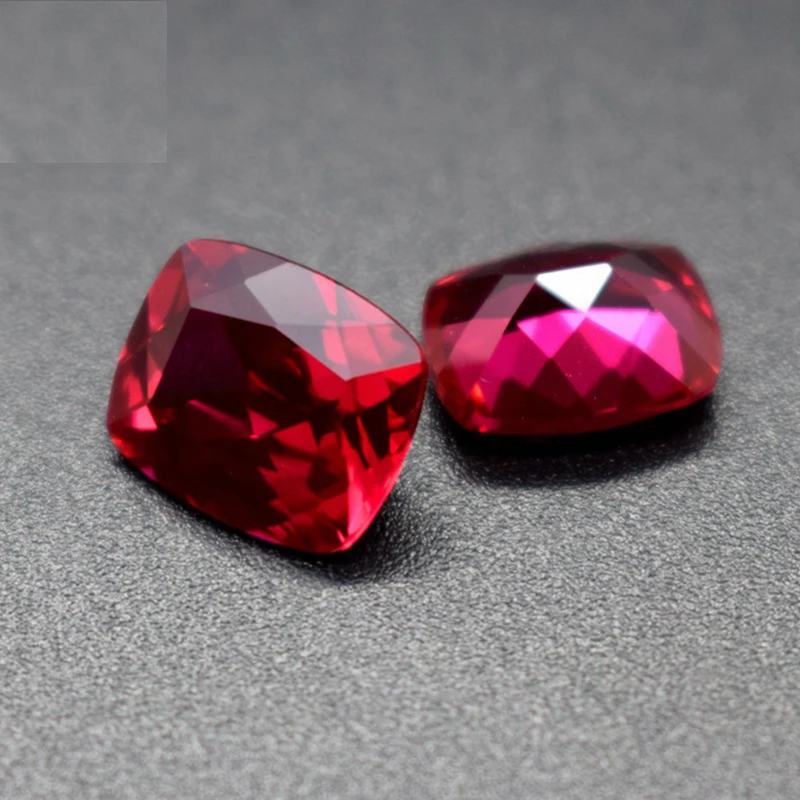 Natural Ruby Fat Rectangular Cut 12x16mm 12.50 Cts for Jewelry Making Premium VVS Ruby UV Test Gemstone
