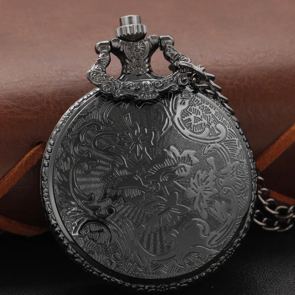 Orologio da taschino al quarzo con pietra preziosa del tempo dell'emblema del partito della stella repubblicana. Ciondolo per collana con articolo singolo, miglior regalo per uomini e donne