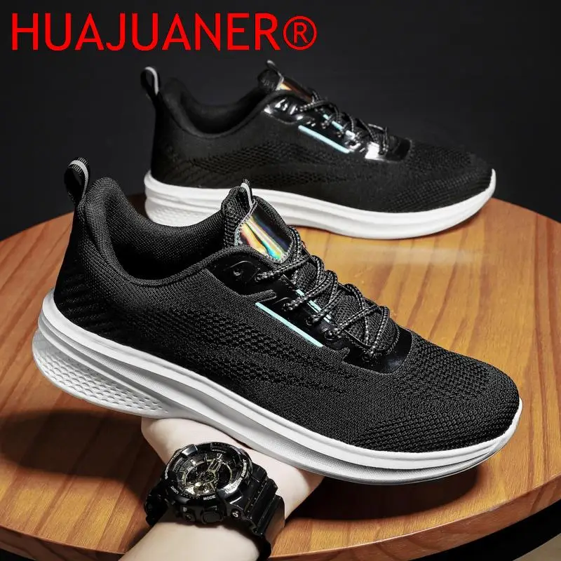 Zapatillas de deporte de malla para hombre, zapatos deportivos ligeros y transpirables, informales, a la moda, novedad de 2023