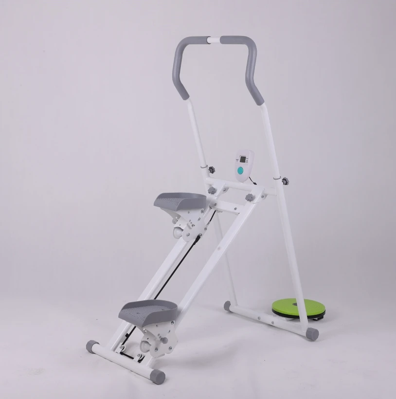 Home Gym Exercise Stair Stepper Vertical Machine Mountain Climbing With Twist Waist Disk