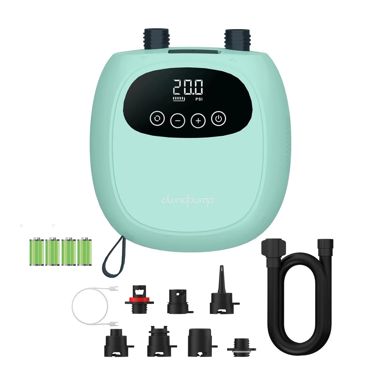 

Electric 20PSI SUP Pump Rechargeable Battery Paddle Board Inflation Deflation for Kayak Boat Surfing Board Stand Up Paddle