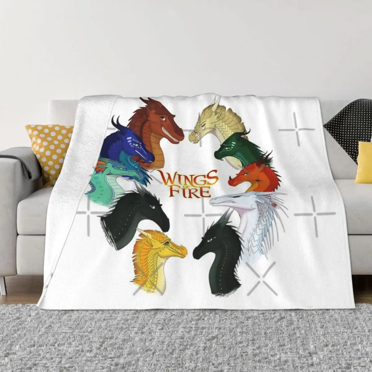 Wings Of Fire Four Seasons Universal Blanket Fireplace Can Be Laid Mother's Day Gift