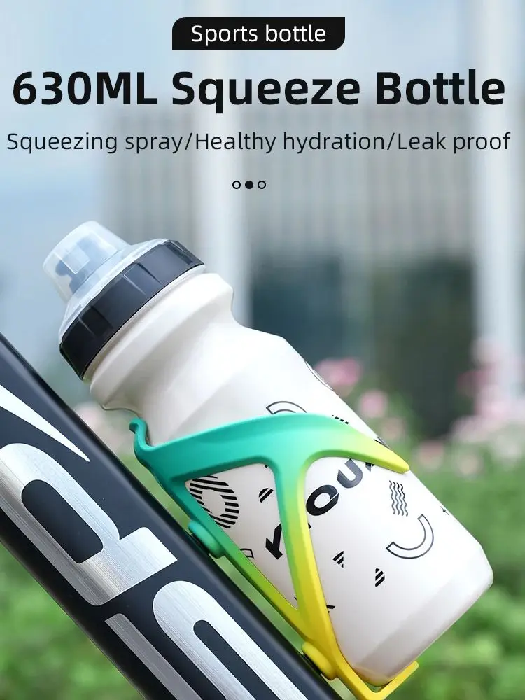 AliExpress ESLNF 630ML Portable Cycling Water Bottle Food Grade PP5 Road Bicycle Bottle Ultralight MTB Bottle With Dust Cover Bike Accessories
