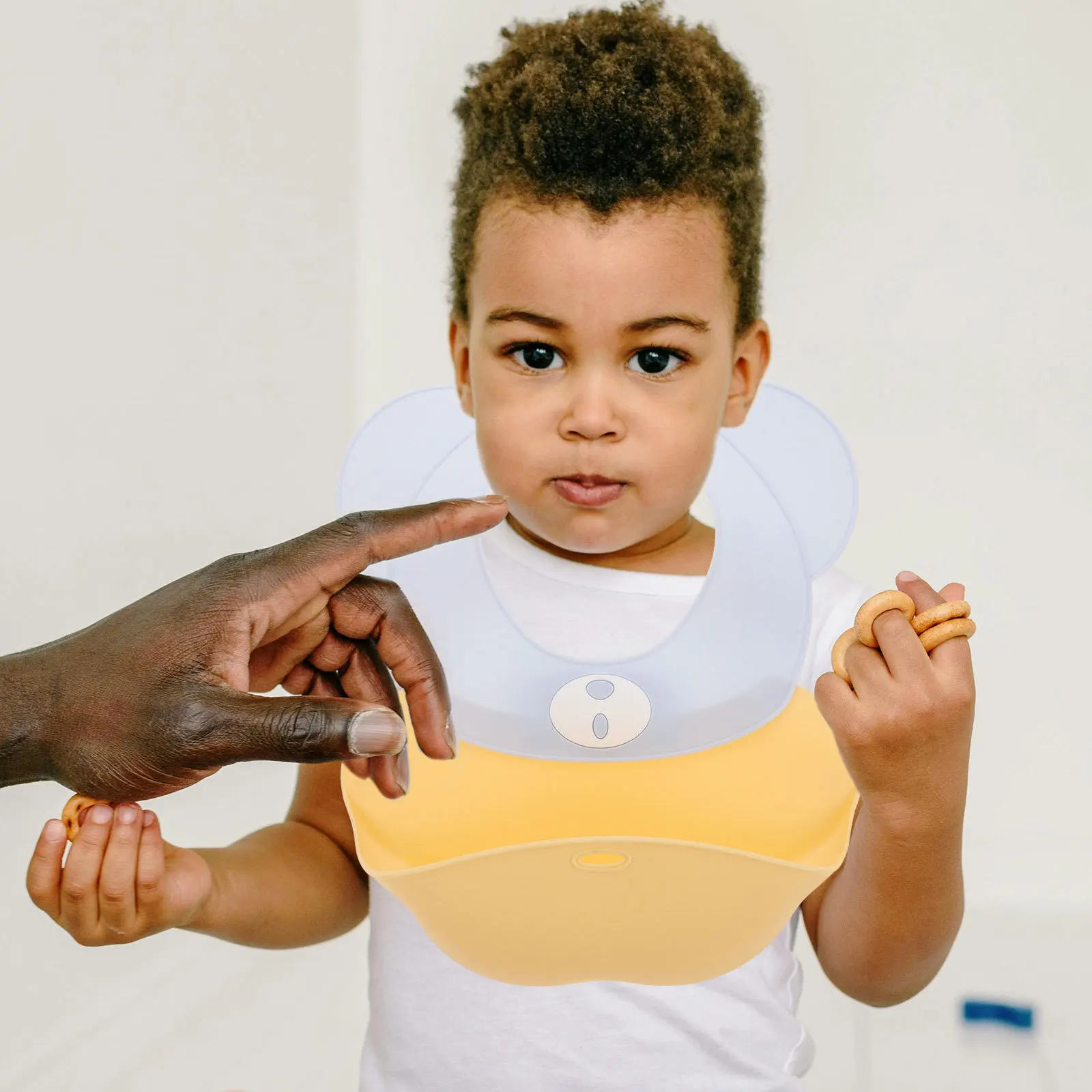 

Silicone Baby Waterproof Adjustable For Infant Toddler Drool Proof Feeding Bib Dining Clothing Protector Bibs For Baby