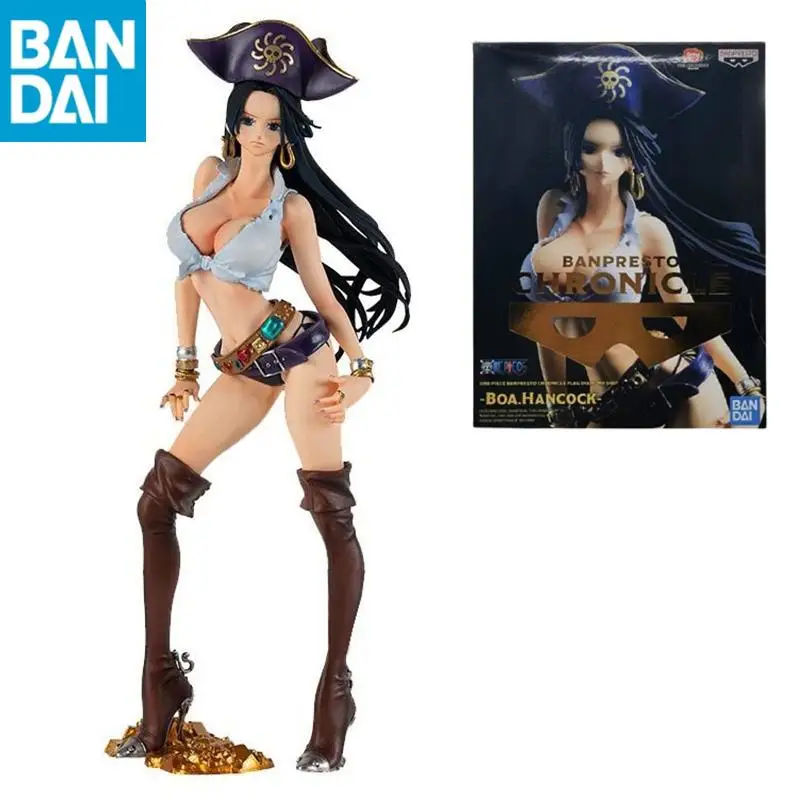 

100% Original In Stock Bandai BANPRESTO Chronicle FDS One Piece Boa Hancock Anime Action Figure Toy Gift Model Collection Hobby