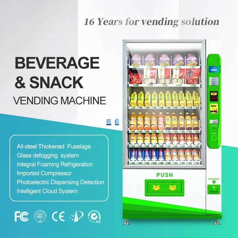 High Quality Hot Sale Snack And Beverage Combo Vending Machine