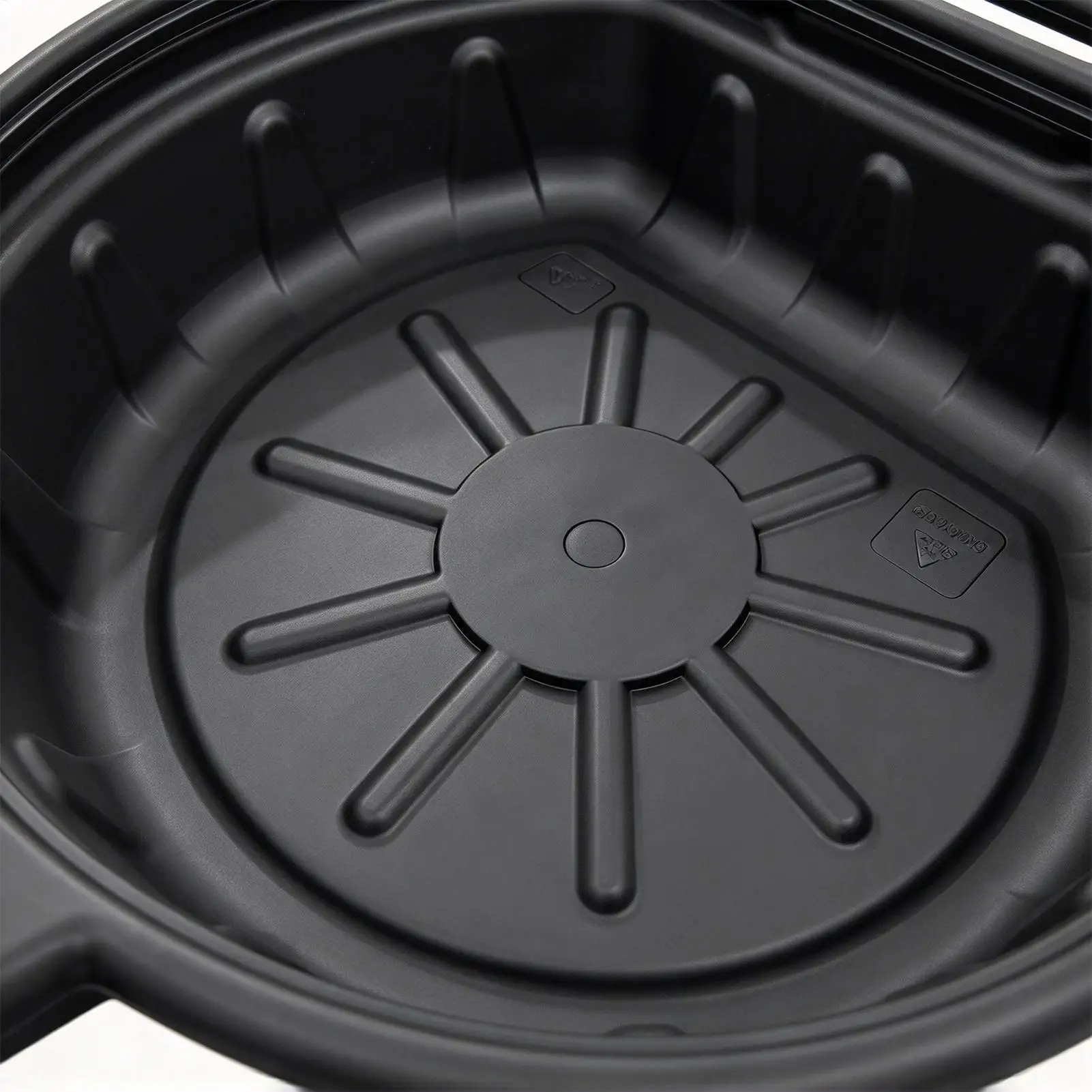 Drain Pans Automotive 6L Anti-Splash Coolant Catch Change Container Oil Change Pan For Home Garage Workshop Parking Lot Roadside