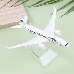 16 centimetri 1/400 Bilancia In Lega di Metallo Messicano Aria AEROMEXICO B787 Airlines Modello di Aereo Boeing 787 Airways Modello di Aereo Pressofuso Aereo
