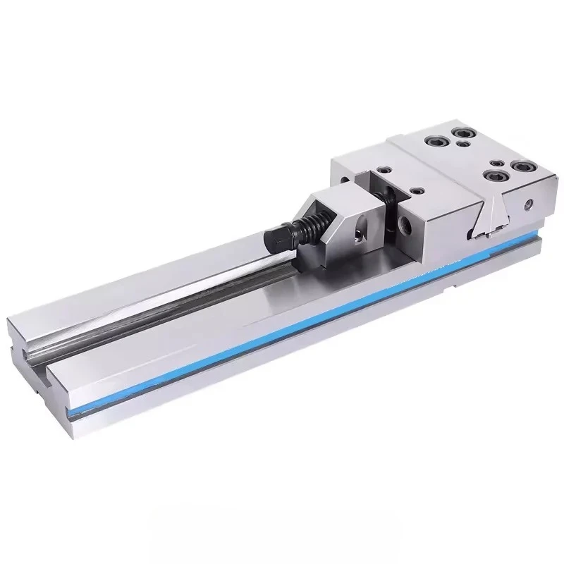 Jaw Range for 5-Axis Machining CenterQuick Release CNC Machine Vise, 0.01mm Precision & 200mm