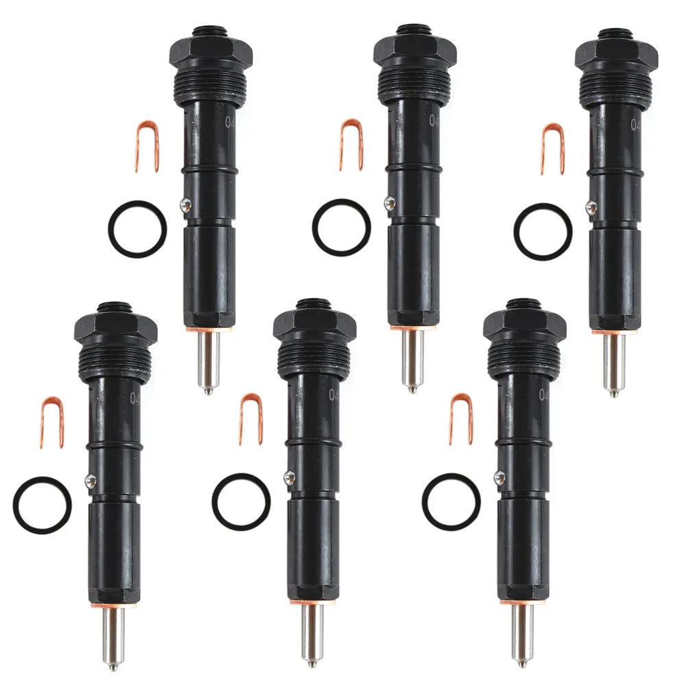 6Pcs 연료 인젝터 마린 0432133864 Bosch Marine 300 50HP Dodge Cummins 5.9L 12V 1994-1998 엔진 커먼 레일 인젝터